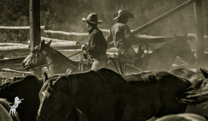 Teamwork - American Cowboy Art